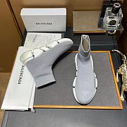 Balenciaga Speed Sneakers In Grey - 2