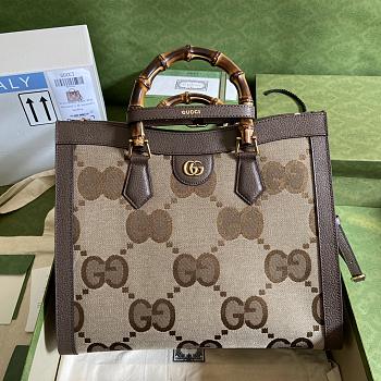 Gucci 1940s Aria Fashion Bamboo Bag 65566 Size 35cm