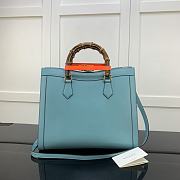 Gucci Diana Tote Bag In Blue 35cm  - 6