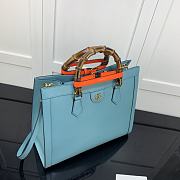 Gucci Diana Tote Bag In Blue 35cm  - 3