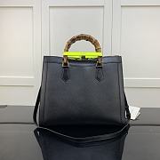 Gucci Diana Tote Bag In Black 655658 Size 35cm  - 5