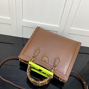 Gucci Diana Tote Bag In Brown 655658 35x30x14 - 3