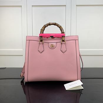 Gucci Diana Tote Bag In Pink 655658 35cm