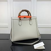 Gucci Diana Tote Bag In White 655658 35cm - 5