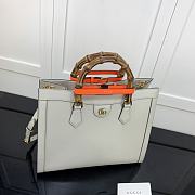 Gucci Diana Tote Bag In White 655658 35cm - 4