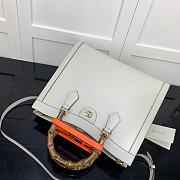 Gucci Diana Tote Bag In White 655658 35cm - 3