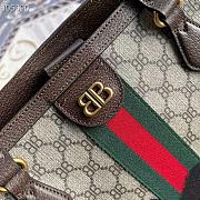 Gucci Graffiti Handbag Brown Canvas 680125 Size 38x28x15cm - 3