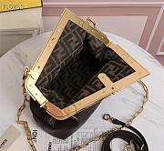 Fendi First Small Dark Brown Leather Size 26cm - 2