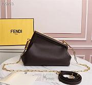 Fendi First Small Dark Brown Leather Size 26cm - 5
