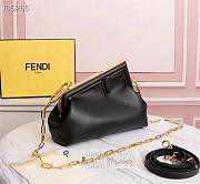 Fendi First Small Black Leather Size 26cm - 3
