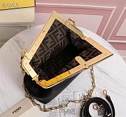 Fendi First Small Black Leather Size 26cm - 5