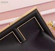 Fendi First Small Black Leather Size 26cm - 4