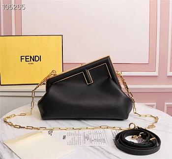 Fendi First Small Black Leather Size 26cm