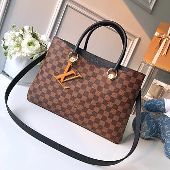 Louis Vuitton Riverside Handbag In Brown N40050 Size 36cm