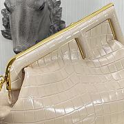 Fendi First Crocodile In Beige Size 32.5x15x23.5cm  - 3