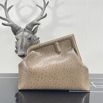 Fendi First In Grey Size 32.5x15x23.5cm 