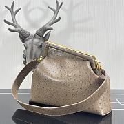 Fendi First In Grey Size 32.5x15x23.5cm  - 3