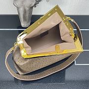 Fendi First In Grey Size 32.5x15x23.5cm  - 5
