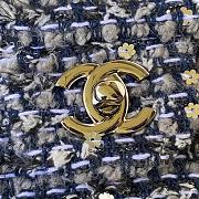 Chanel Classic Flap Bag In Fabric A01116 Size 20cm  - 6