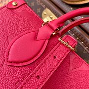 Louis Vuitton Onthego BB Handbag In Red M45653 Size 25cm - 4