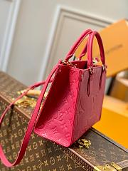 Louis Vuitton Onthego BB Handbag In Red M45653 Size 25cm - 5