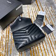 YSL Small Lou Lou Toy Crossbody Bag In Black Size 25cm - 6