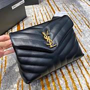 YSL Small Lou Lou Toy Crossbody Bag Gold Buckle Size 25cm - 1