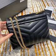 YSL Small Lou Lou Toy Crossbody Bag Gold Buckle Size 25cm - 5