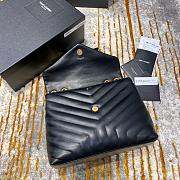 YSL Medium Lou Lou Toy Crossbody Bag Gold Buckle Size 32cm   - 4
