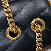 YSL Medium Lou Lou Toy Crossbody Bag Gold Buckle Size 32cm   - 2