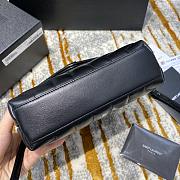 YSL Lou Lou Crossbody Bag Metal Buckle Size 20cm  - 3