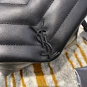 YSL Lou Lou Crossbody Bag Metal Buckle Size 20cm  - 5