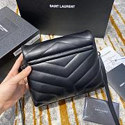 YSL Lou Lou Crossbody Bag Metal Buckle Size 20cm  - 6