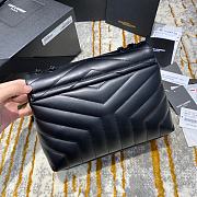 YSL Small Lou Lou Crossbody Bag Metal Buckle Size 23cm  - 2