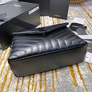 YSL Lou Lou Crossbody Bag Metal Buckle Size 32cm  - 5
