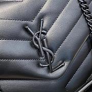 YSL Lou Lou Crossbody Bag Metal Buckle Size 32cm  - 3