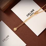 Celine Necklace Square Pendant  - 4