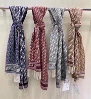 Dior Scarf Fabric In Red    - 3