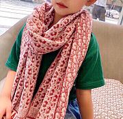 Dior Scarf Fabric In Red    - 4