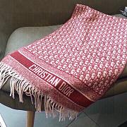Dior Scarf Fabric In Red    - 5