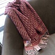 Dior Scarf Fabric In Red    - 6