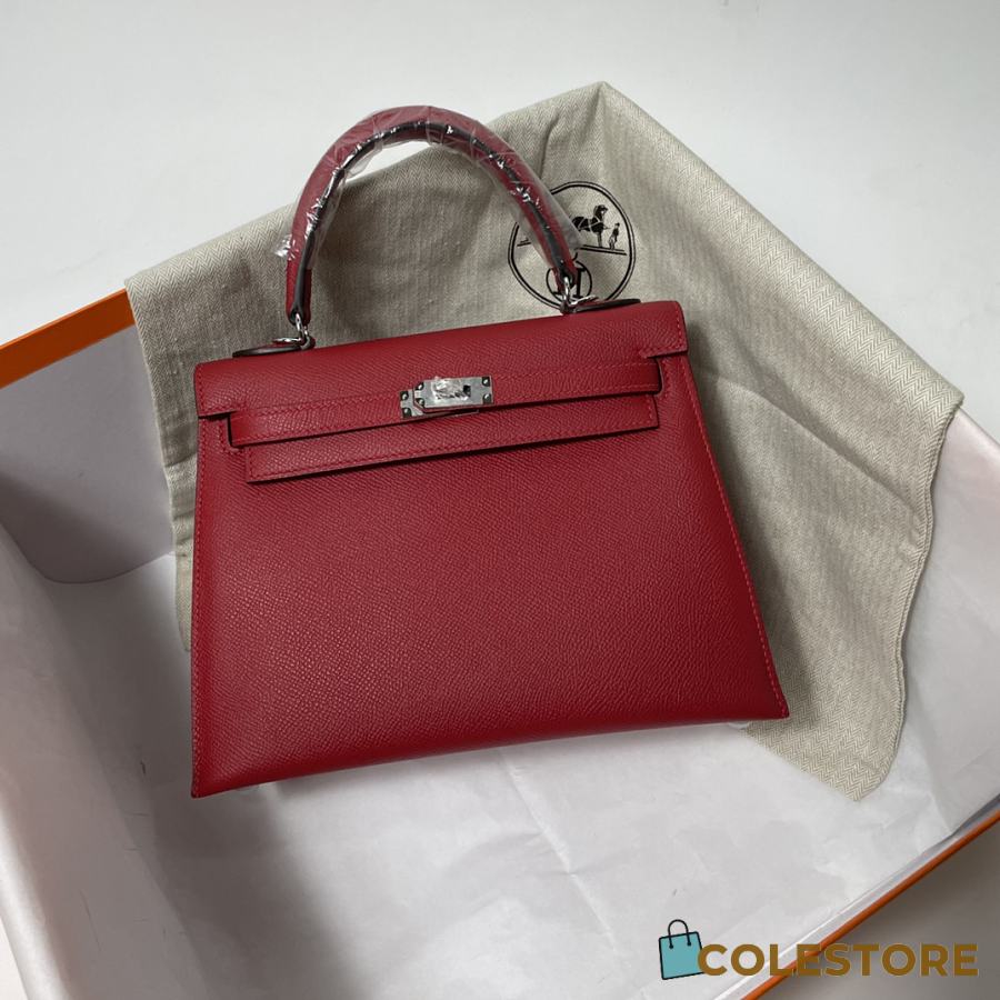 Hermes Red Kelly GHW Epsom Leather ALC0933