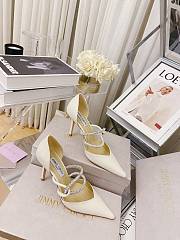Jimmy Choo Heels Fairy In White - 3