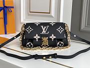 Louis Vuitton Favorite Monogram Black&Pink Size 24cm  - 1