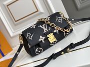 Louis Vuitton Favorite Monogram Black&Pink Size 24cm  - 2