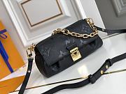 Louis Vuitton Favorite Monogram In Black Size 24cm - 4