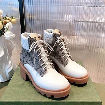 Gucci GG Supreme Double G Ankel Boots