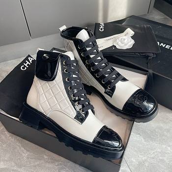 Chanel Boots In White