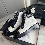 Chanel Boots In White - 5