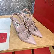 Valentino Rockstud Angkle Strap Pump With Tonal Studs  - 3